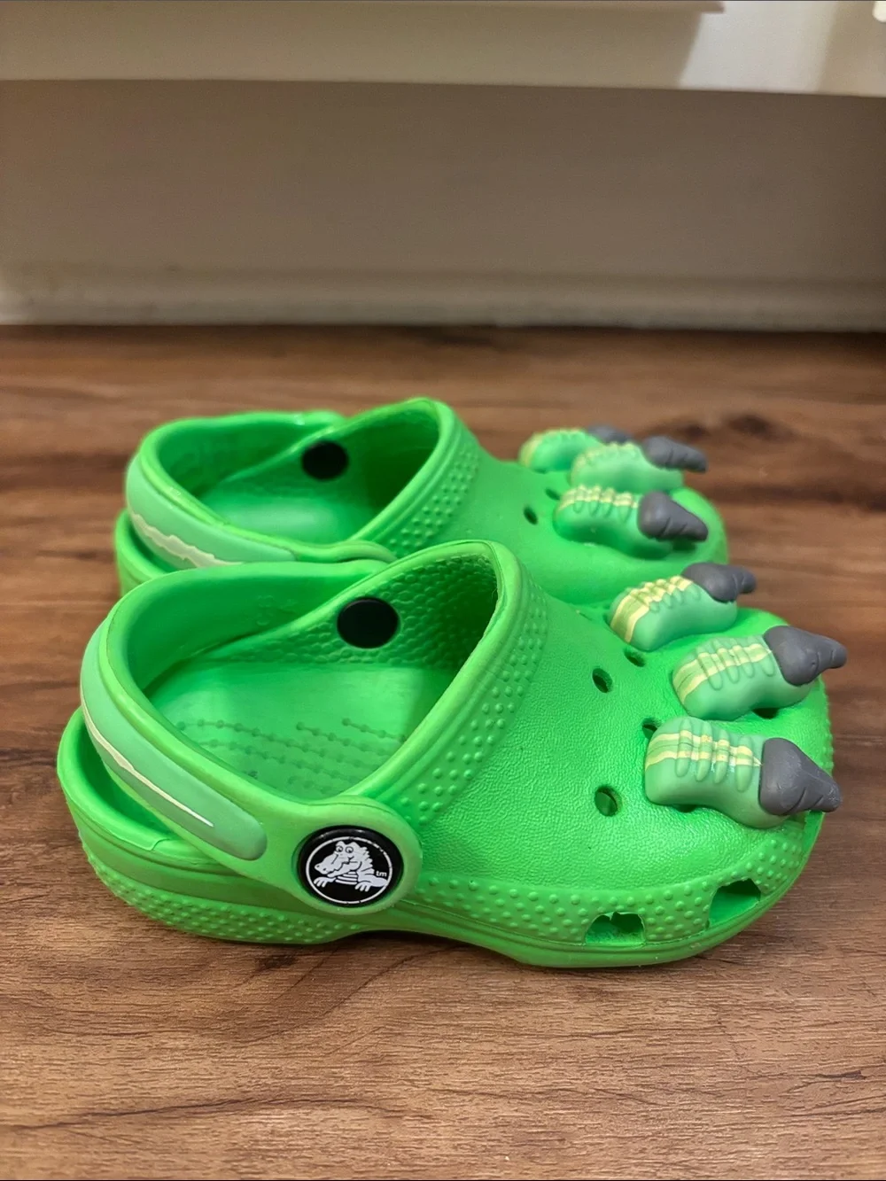 Dinosaur Claws Crocs Toddler Sz 6